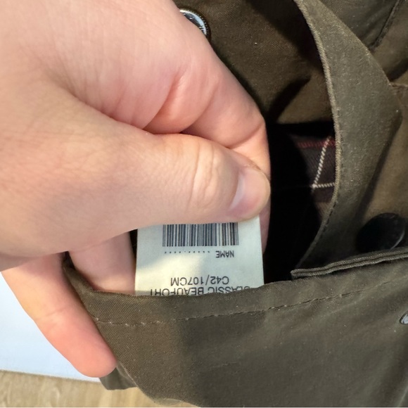 Barbour Classic Beaufort Jacket C42 - Picture 8 of 10